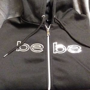 Bebe Sequin Outline Logo Jacket